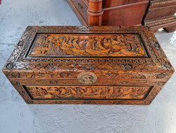 Charming Vintage Medium Camphor Wood Chest | Antique & Vintage | Moonee Ponds Antiques | Australia Wide Delivery