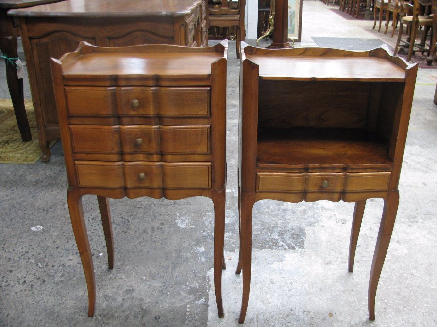 Pair of French Provincial Bedsides