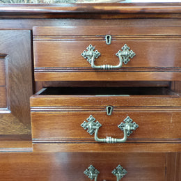 Late Victorian Cedar Tallboy