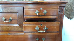 Late Victorian Cedar Tallboy | Antique & Vintage | Moonee Ponds Antiques | Australia Wide Delivery