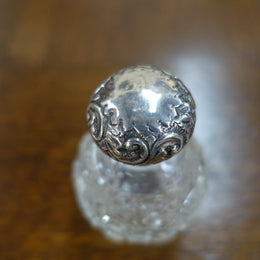 Cut Glass Antique Perfume Bottle-1