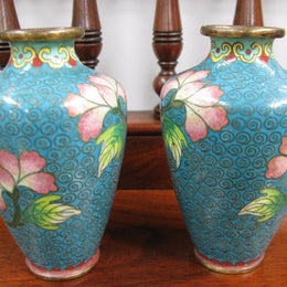 Pair of Antique Cloisonne Vases