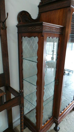 Victorian Display Cabinet | Antique & Vintage | Moonee Ponds Antiques | Australia Wide Delivery