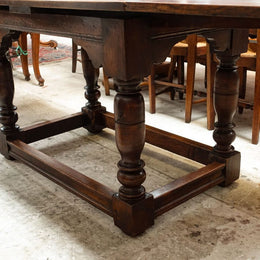 French Oak Petite Extension Table