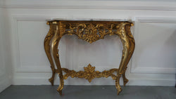 Louis XV Style French Beautifully Carved Gilt Console Table | Antique & Vintage | Moonee Ponds Antiques | Australia Wide Delivery