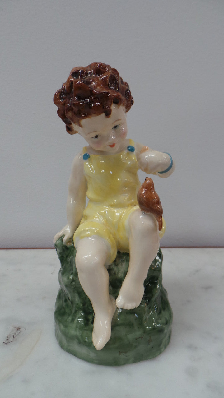 Stunning Royal Worcester Child Figurine | Antique & Vintage | Moonee Ponds Antiques | Australia Wide Delivery