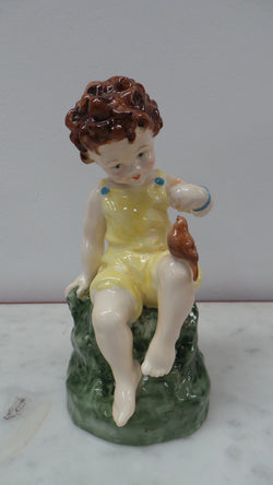 Stunning Royal Worcester Child Figurine | Antique & Vintage | Moonee Ponds Antiques | Australia Wide Delivery