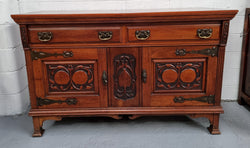 Decorative Walnut Art Nouveau Sideboard | Antique & Vintage | Moonee Ponds Antiques | Australia Wide Delivery