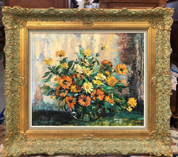 Beautifully framed floral oil on canvas | Antique & Vintage | Moonee Ponds Antiques | Australia Wide Delivery