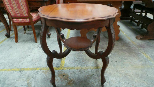 Lovely English Walnut Center Table