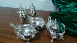 Sterling Silver Cruet Set | Antique & Vintage | Moonee Ponds Antiques | Australia Wide Delivery