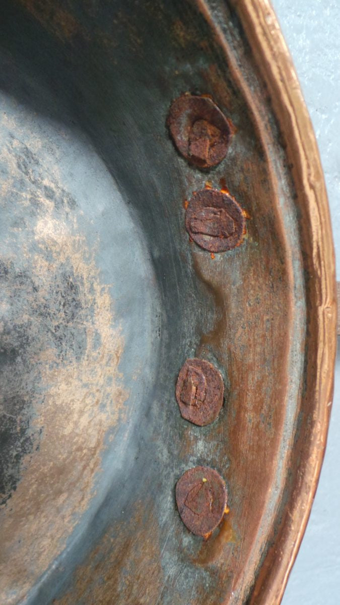 Antique French Copper Saucepan