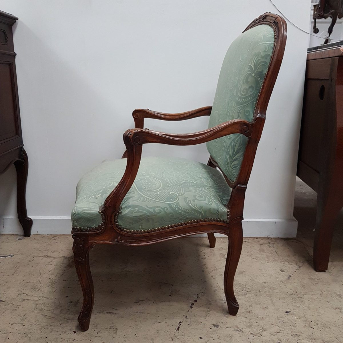 Pair of French Louis XV Fauteuils