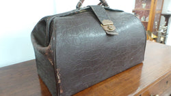 Vintage Leather Doctors Bag-1 | Antique & Vintage | Moonee Ponds Antiques | Australia Wide Delivery