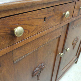 Stunning Early 19th Century French Oak Sideboard For Sale At Moonee Ponds Antiques