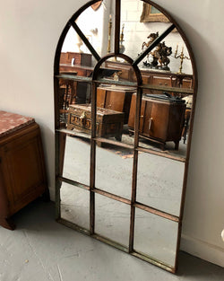 French Cast Iron Arched Garden Mirror | Antique & Vintage | Moonee Ponds Antiques | Australia Wide Delivery