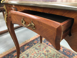 Impressive Petite French Walnut Bureau Plat | Antique & Vintage | Moonee Ponds Antiques | Australia Wide Delivery