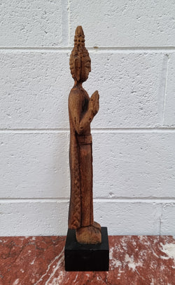 Antique Sukhothai Style Thai Carving of a Standing Buddha | Antique & Vintage | Moonee Ponds Antiques | Australia Wide Delivery