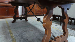 Spanish style French oak dining table | Antique & Vintage | Moonee Ponds Antiques | Australia Wide Delivery