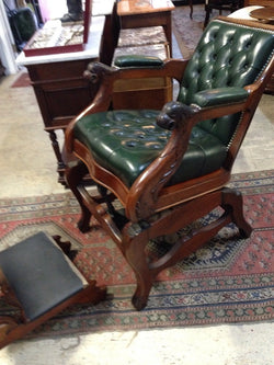 Victorian Antique Barbers Chair | Antique & Vintage | Moonee Ponds Antiques | Australia Wide Delivery