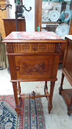 Single French Bedside Cabinet-1 | Antique & Vintage | Moonee Ponds Antiques | Australia Wide Delivery
