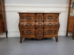 French Antique Louis XIV Style Oak Wooden Top Commode | Antique & Vintage | Moonee Ponds Antiques | Australia Wide Delivery