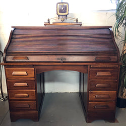 Fabulous Australian Roll Top Desk | Antique & Vintage | Moonee Ponds Antiques | Australia Wide Delivery