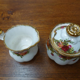 Old Country Roses Royal Albert Creamer And Sugar Set