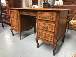 Lovely Vintage French Oak Desk | Antique & Vintage | Moonee Ponds Antiques | Australia Wide Delivery