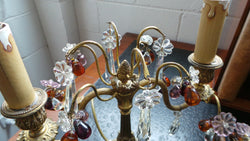 Pair of French Bronze Gilt Girandole Candelabras | Antique & Vintage | Moonee Ponds Antiques | Australia Wide Delivery