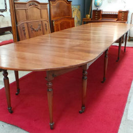 French Cherry wood 19th Century Extension Table