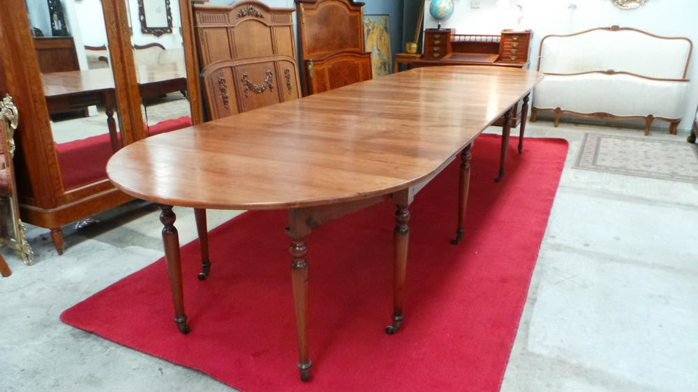 French Cherry wood 19th Century Extension Table