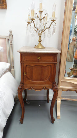 Pair of Louis XV Style Walnut Bedside Cabinets | Antique & Vintage | Moonee Ponds Antiques | Australia Wide Delivery
