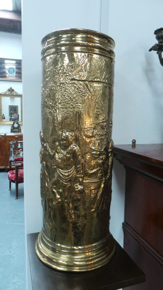 Antique Brass Umbrella Stand | Antique & Vintage | Moonee Ponds Antiques | Australia Wide Delivery