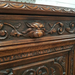 French 20th Century Carved Cabinet