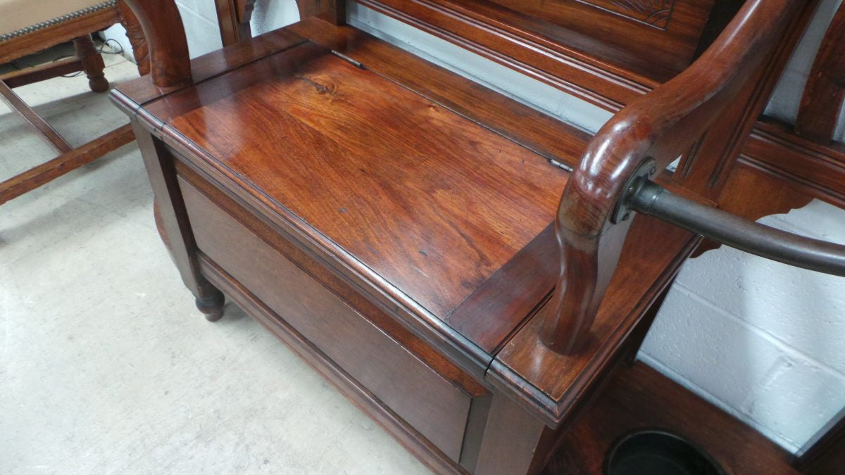 Australian Arts and Crafts Blackwood Hall Stand | Antique & Vintage | Moonee Ponds Antiques | Australia Wide Delivery