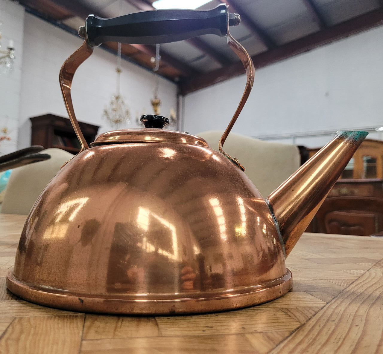 Vintage French Copper Kettle | Antique & Vintage | Moonee Ponds Antiques | Australia Wide Delivery