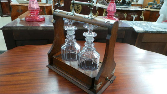 Late Georgian Tantalus Decanter Set
