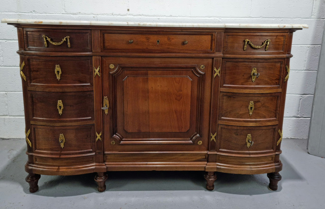 Beautiful French Walnut Louis XVI Style Cupboard | Antique & Vintage | Moonee Ponds Antiques | Australia Wide Delivery