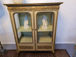 19th Century Painted & Gilt Two Door Vitrine | Antique & Vintage | Moonee Ponds Antiques | Australia Wide Delivery