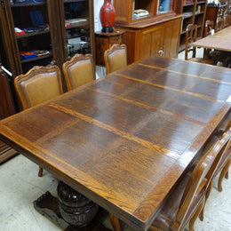 Grand French Oak Extension Table