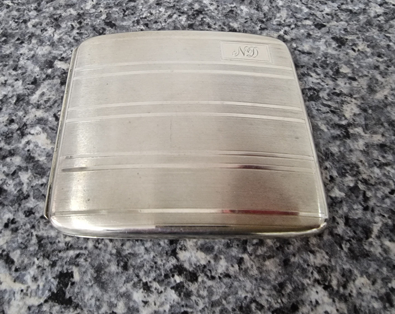 Art Deco Sterling Silver Card Case