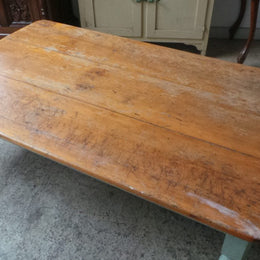Rustic Victorian Pine Coffee Table