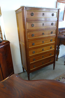 French Mahogany Semainier-1 | Antique & Vintage | Moonee Ponds Antiques | Australia Wide Delivery
