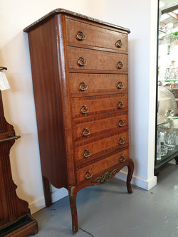 Louis XV Style Inlaid Marble Top Seminar | Antique & Vintage | Moonee Ponds Antiques | Australia Wide Delivery