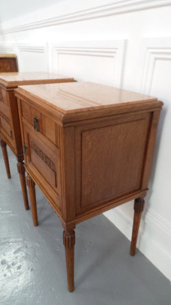Fabulous Pair of French Bedside Cabinets | Antique & Vintage | Moonee Ponds Antiques | Australia Wide Delivery