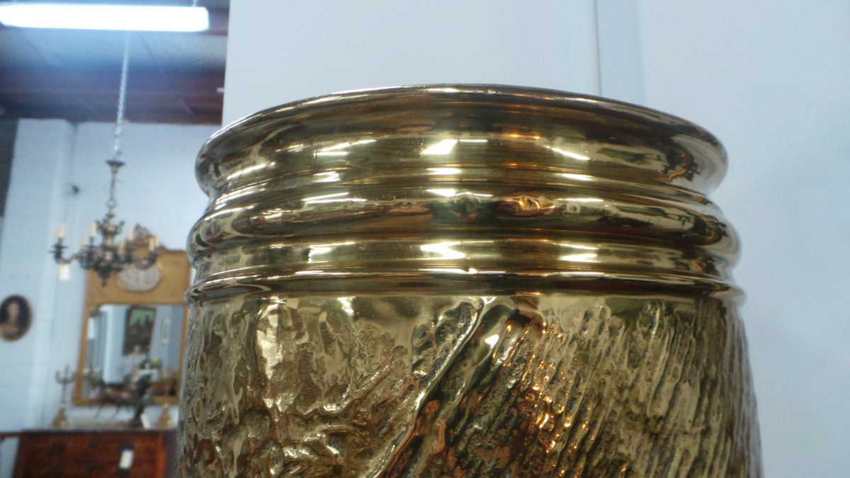 Antique Brass Umbrella Stand | Antique & Vintage | Moonee Ponds Antiques | Australia Wide Delivery