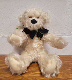 Curly Cream Mohair Australian Artist Teddy Bear | Antique & Vintage | Moonee Ponds Antiques | Australia Wide Delivery