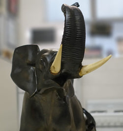 Irenee Rochard Bronze Animal Sculpture On Marble Base | Antique & Vintage | Moonee Ponds Antiques | Australia Wide Delivery