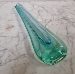 Beautiful Green Murano Style Glass Vase | Antique & Vintage | Moonee Ponds Antiques | Australia Wide Delivery